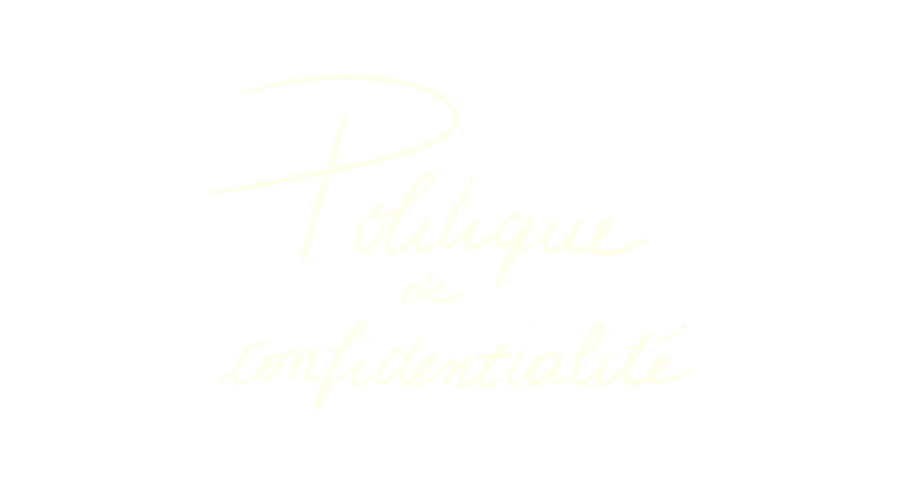 politique de confidentialité